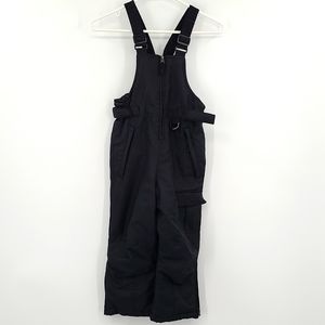 Artic Quest Small 4 Black Zip front zipper pocket adjustable straps snow overall